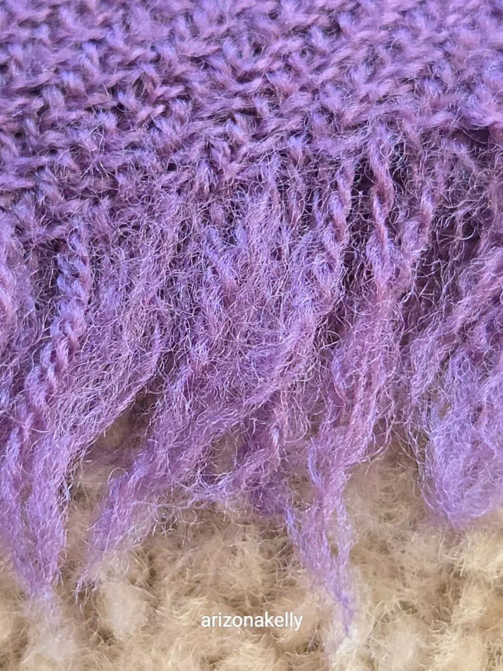 NWT Lovat & Green Wool Scarf Oversized Purple Bilbao Spain - Picture 10 of 11